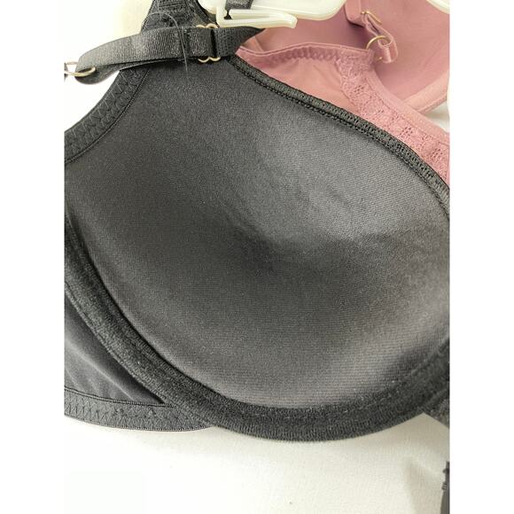 Jessica Simpson Plunge Bra with Flirty Front Lace Detail 2 pack Size 36C NEW - Picture 5 of 13